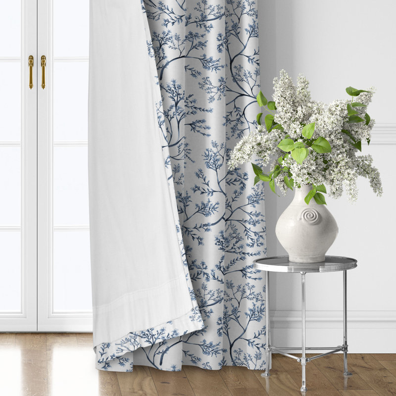 Ensemble de 2 rideaux en coton Tinsley, L 20 po x L 108 po