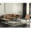 Banc rembourré en cuir véritable-945966731