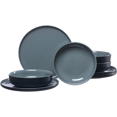 Piece Stoneware Dinnerware Set - Service for 4