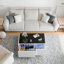 Table basse Modern Smart avec tiroirs intégrés pour réfrigérateur et congélateur (table incluse seulement)-562987182