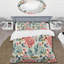 Ensemble de housse de couette en microfibre rose et vert Ethno Damask-1372579774