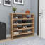 Armoire à chaussures rustique, couleur pin atlantique, 28,3 x 29,8 x 12,4 pouces | 100% panneau de particules enduit de mélamine, épaisseur: 0,7 pouce | Solution de rangement élégante pour le vestibule et le couloir, conception durable et fonctionnelle-730995164