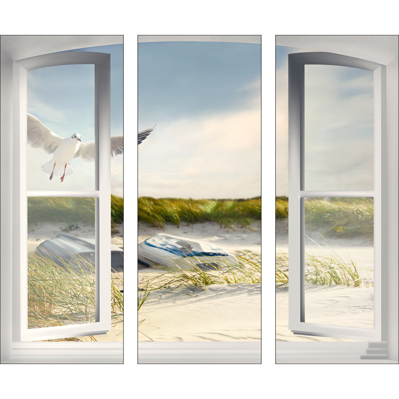 Open Window Photographic Print on Canvas