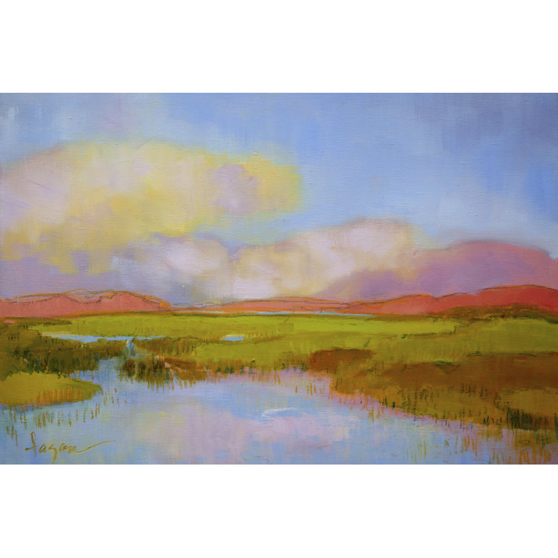 Tansie Cascading Dream V by Dorothy Fagan - Wrapped Canvas Print, 30 cm H x 46 cm W