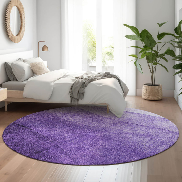 Premium Machine Washable Cerrito Purple Rug