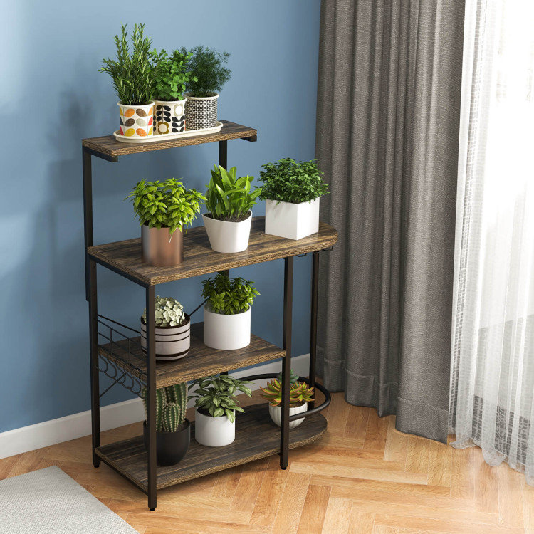 Étagère de boulanger standard en acier 35,5 po Vyto compatible avec les micro-ondes