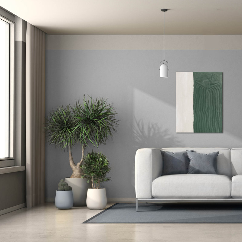 Toile épique Graffiti «Abstract Fields 1» par Sarah Adams, 26 po x 34 po