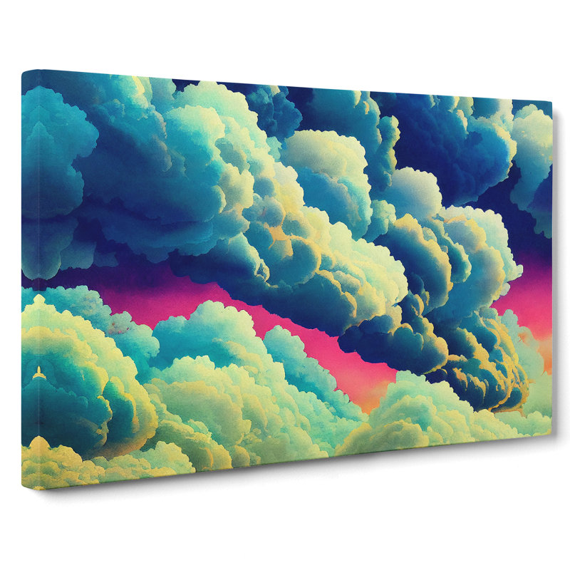 Lush Cloudy Sky - Wrapped Canvas, 40cm H x 60cm W x 3cm D
