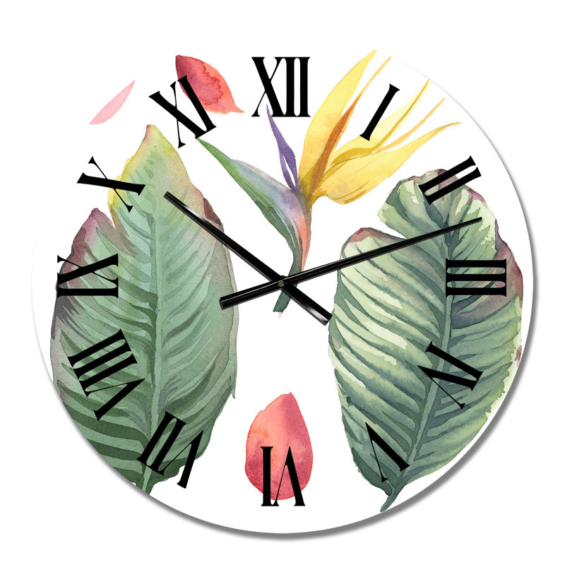 Horloge murale tropicale, Petit