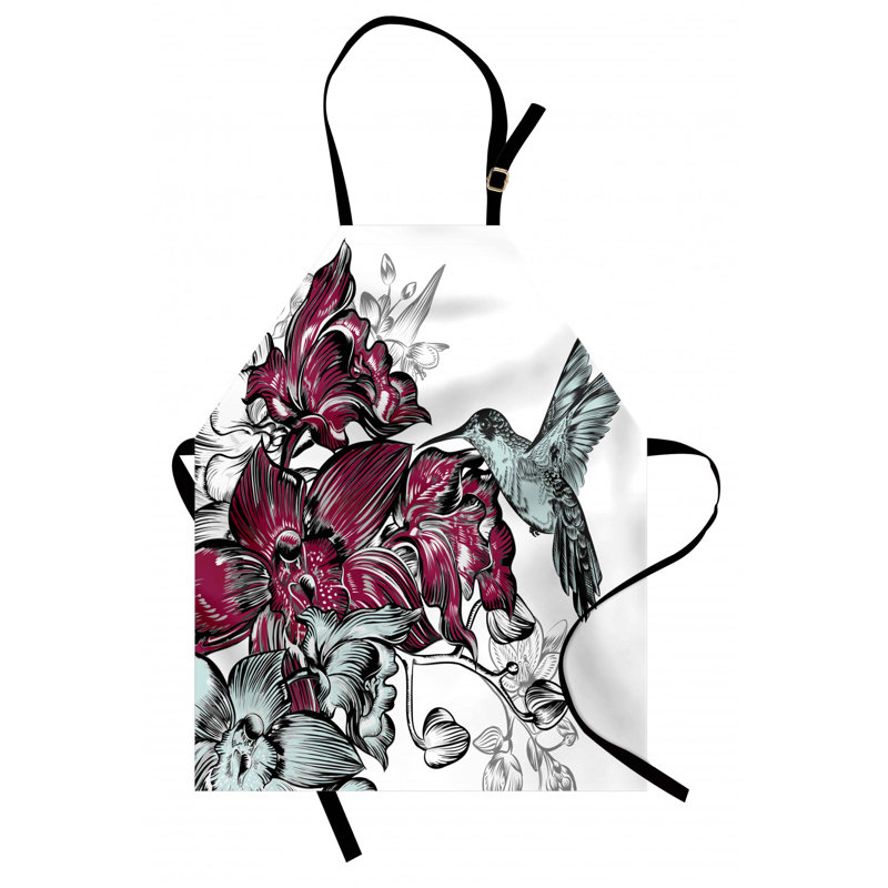 Floral Bib Apron