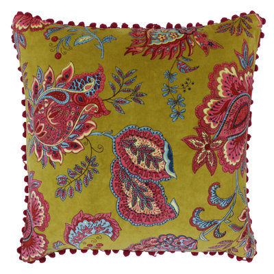 Floral Lemon Cushion