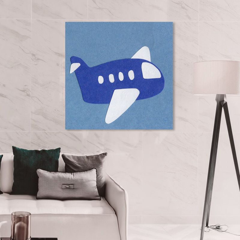 Art sur toile avion Forbes, H 20 po x l 20 po x P 1,5 po