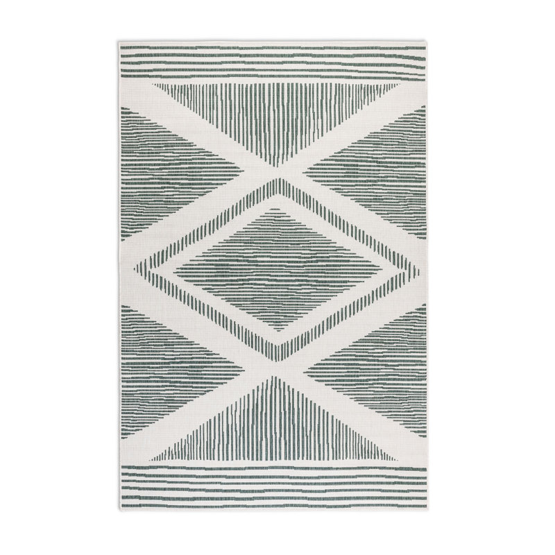 Gemini Geometric Indoor / Outdoor Area Rug, Rectangular 160 x 230cm