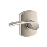 Merano Lever with Greenwich Trim Hall and Closet Lock