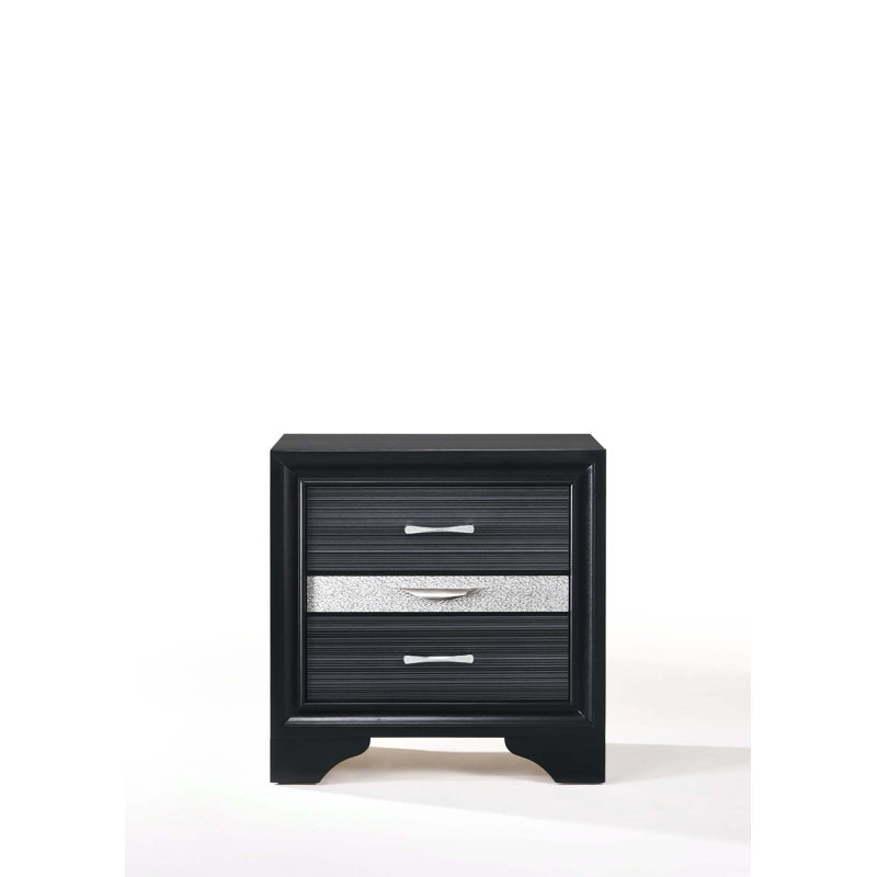 Naima Nightstand, Black