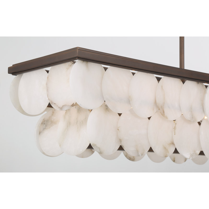 Olyra 60" 8-Light Linear Chandelier