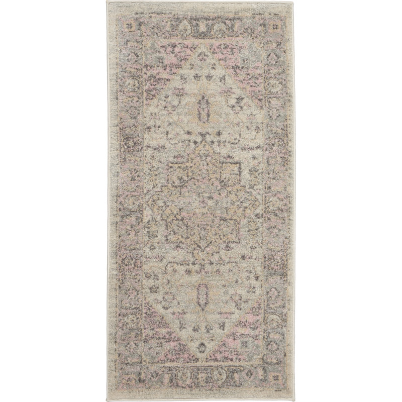 Tapis ivoire moderne Deedra, Rectangle 2 pi x 4 pi