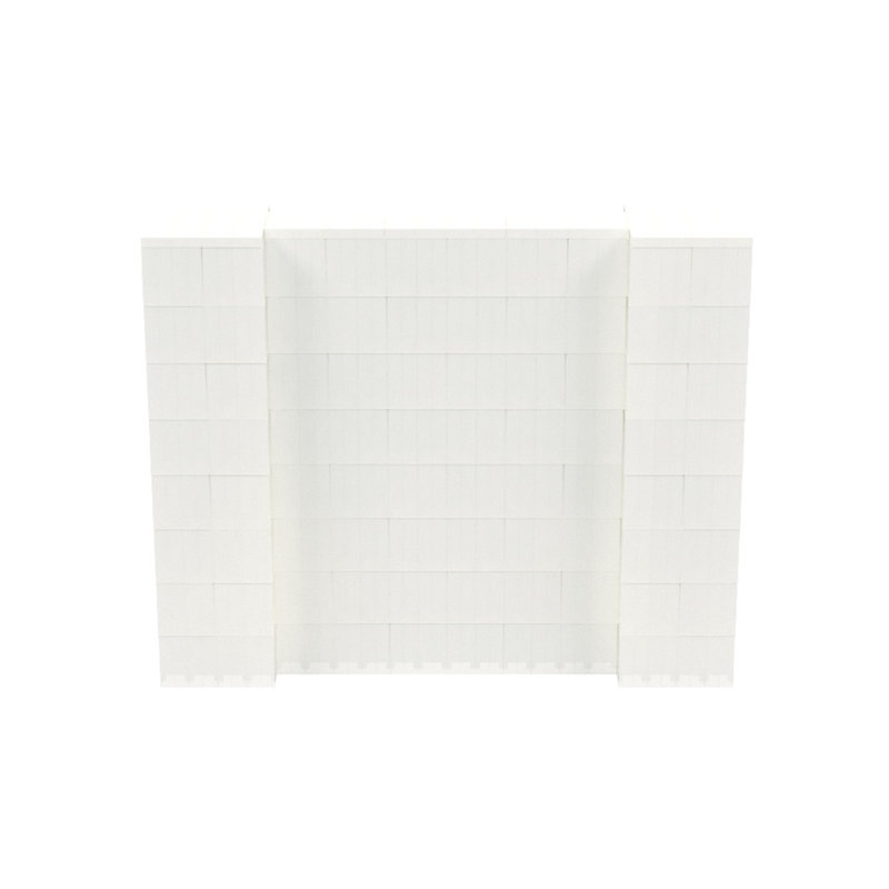 Ensemble mural 4 pi de hauteur Everblock, 60", Translucide