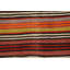 Tapis rayé en laine Kilim