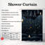 Christmas Stars - Rideau de douche Premium-2138219185