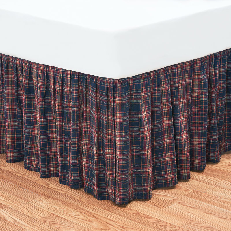 Gibson Plaid Bed Skirt, Queen