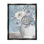 «Speckled Flower Arrangement Vase Varied Full Blooms» par Kim Allen - peinture sur toile à cadre flottant
