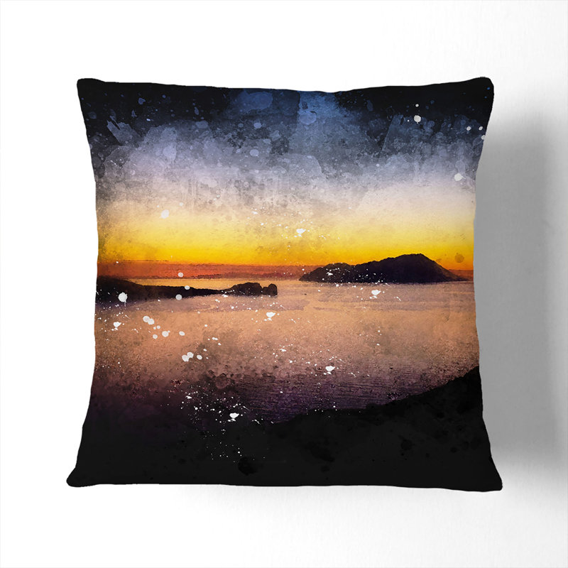 Square Throw Cushion, 55cm H x 55cm W x 20cm D