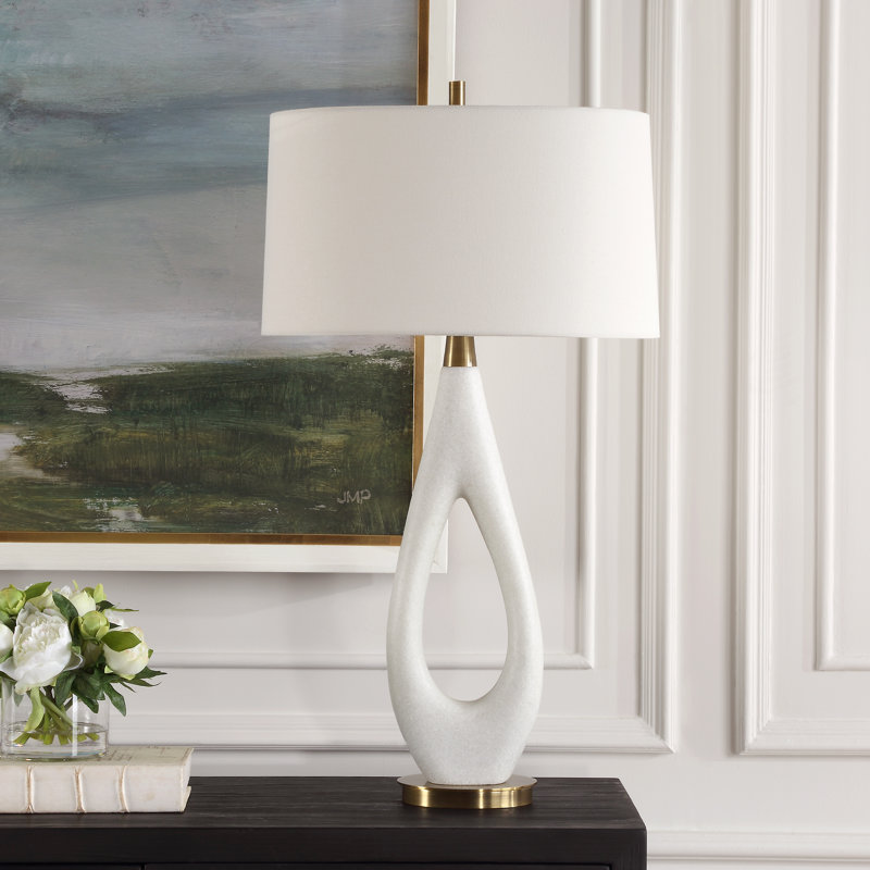 Nune White Table Lamp