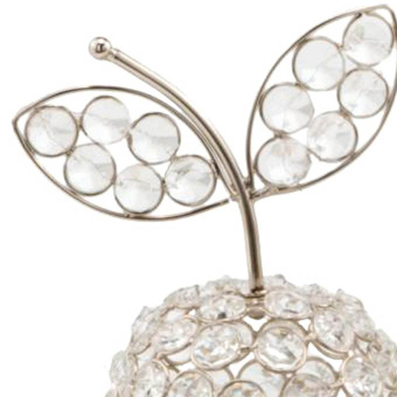 Sculpture de table Bénéfice en cristal, H 11 po x l 6 po x P 6 po, Argent
