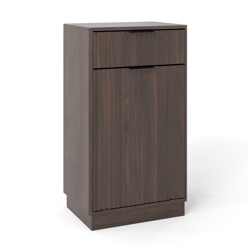 Armoire à poubelle inclinable en bois 10 gallons Woodgrain