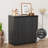 30.9'' W Sideboard Buffet Cabinet With Fluted Doors And Adjustable Shelve-1701987746