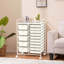 Rebrilliant 15 Drawer Rolling Organizer Cart Utility Storage Tools Scrapbook Paper Multi-use-2081541934
