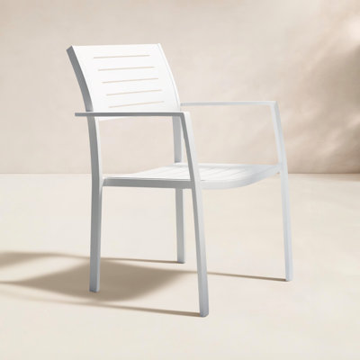 Brighton Premium All-Weather Wicker Outdoor Stacking Dining Armchair