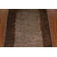 Tapis oriental marocain brun / ivoire fabriqué à la main 7 x 10