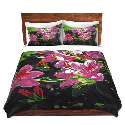  Housses de couette en microfibre David Lloyd Glover Azaleas Dew Drop