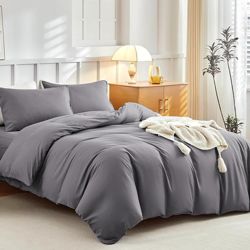 Prime Linens Microfiber Duvet Cover Set
