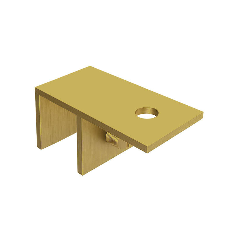 Pince à fixer au plafond sur une douille en verre Brixwell CMS01SB pour vitrage de 5/16 po à 1/2 po (8 à 12 mm) d'épaisseur