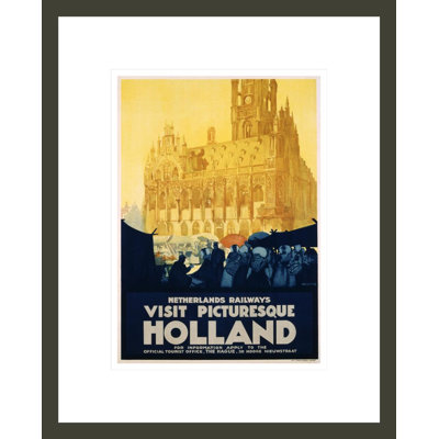 Visit Picturesque Holland Poster by Joseph Rovers -Framed Giclee Print