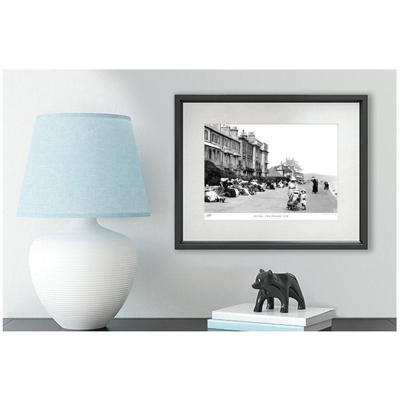 Hythe, The Parade 1918 by Francis Frith - Single Picture Frame Print, 28cm H x 36cm W x 2.3cm D