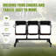 Chariot pliant pour table et chaises