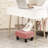 Flannel Small Footstool Ottoman For Footrest, Modern Rectangle Step Stool Extra Seating With Non-Skid Plastic Legs For Living Room, Couch, Entryway-262382568