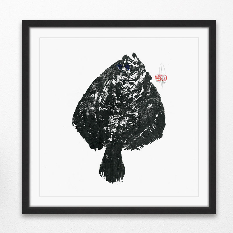 « too bad », reproduction d’art encadrée, H 32 po x l 32 po x P 1,5 po