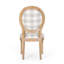 Chaise d'appoint rembourrée à dossier Roi Louis Jair-901109071