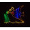 Angelfish With Bubbles Nautical Holiday Lighted Display