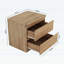End Table with 2 Drawers,Handle-Free Design-74557824