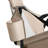 Hifine 38" W x 35" D x 42" H Steel Frame Khaki Folding Hammock Rocking Chair (Set of 2)