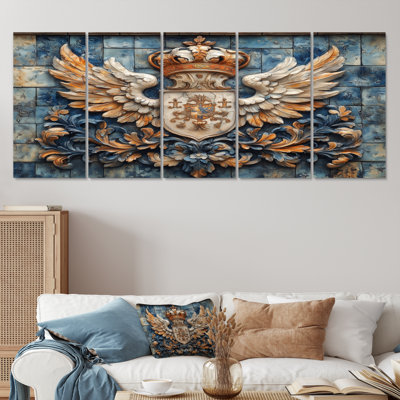 Armoiries majestueuses «Old England Embleem II», ensemble d'art mural armée