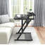 Computer Desk with Monitor Shelf - Mobile Z Shaped Home Office Desk with Storage Shelves and Movable Wheels for Small Spaces, Compact Corner Desk Space-Saving-1240650624-1240650630