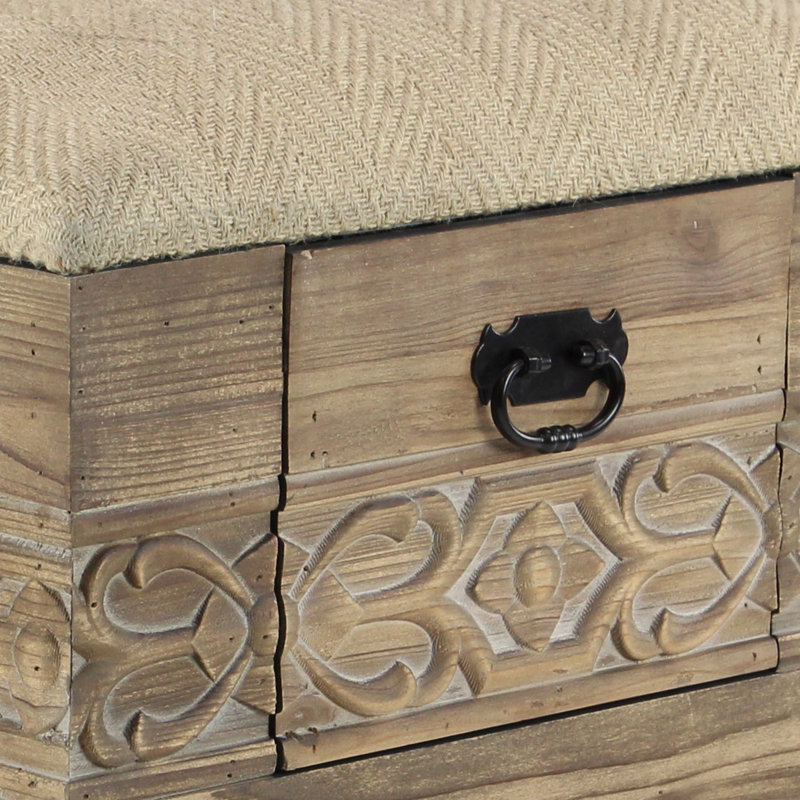 Gorney Solid Wood Accent Stool