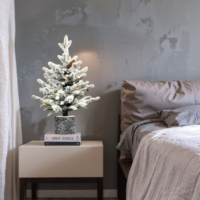 6.5FT Flocked Christmas Tree